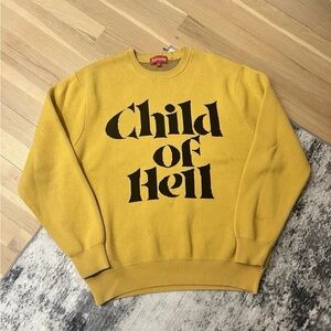 Supreme Mustard Crewneck Sweater